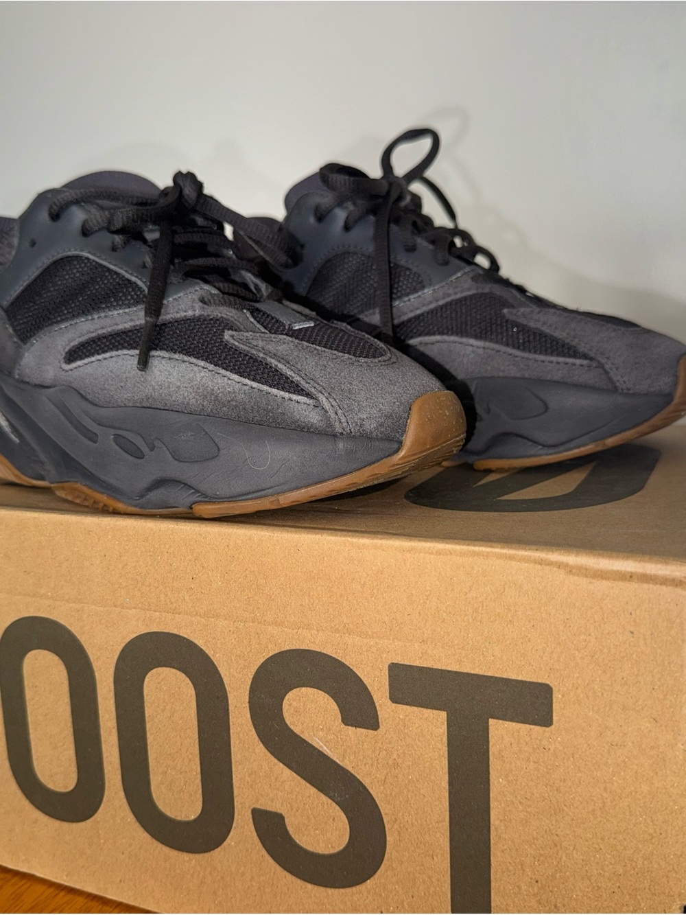 Yeezy Boost 700 V2 Black and Gray with Gum Outsole